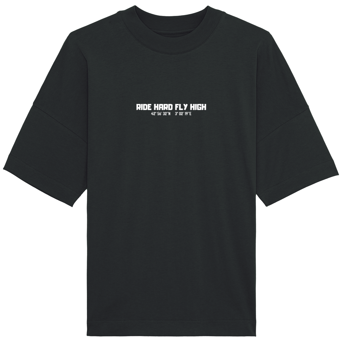 T-Shirt Oversize Ride Hard, Fly High
