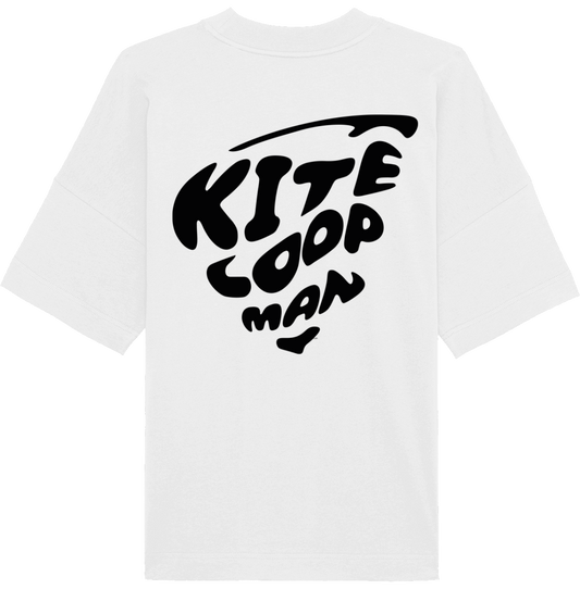 T-Shirt Oversize Kiteloopman blanc