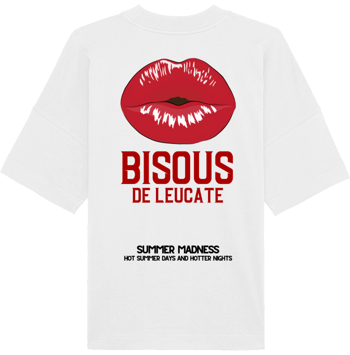 T-Shirt Oversize Bisous de Leucate