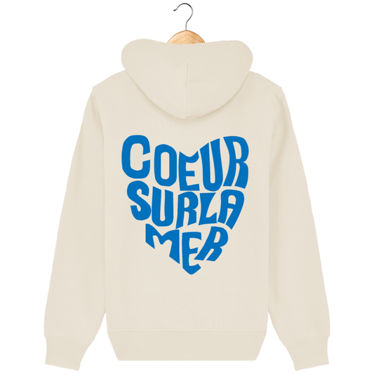 Sweat à capuche Cœur sur la mer