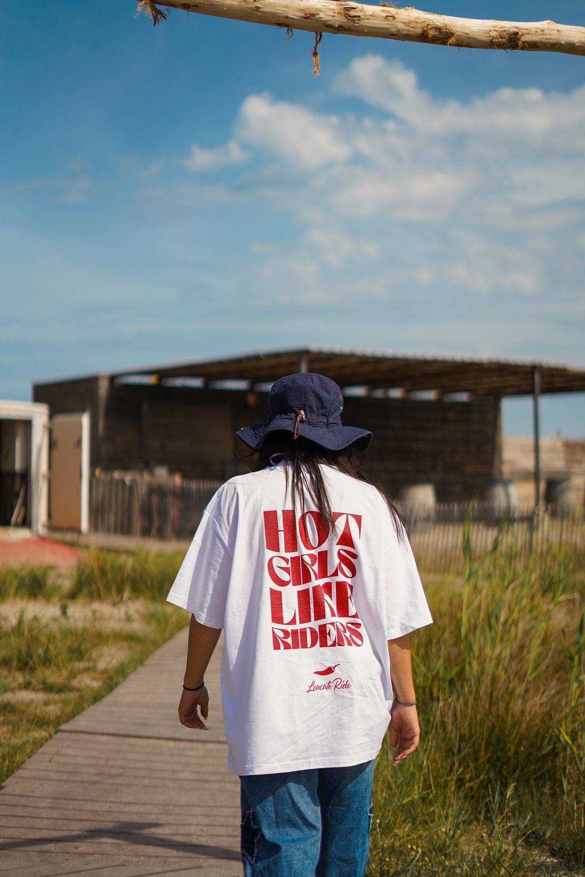 T-Shirt Oversize Hot Girls Like Riders