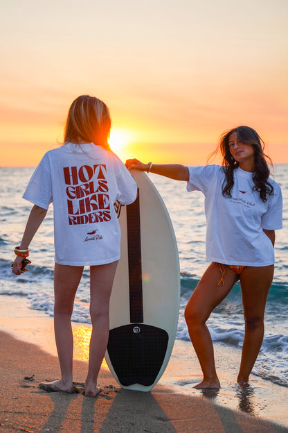 T-Shirt Oversize Hot Girls Like Riders