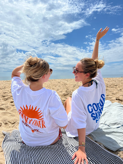 T-Shirt Oversize Cœur sur la mer